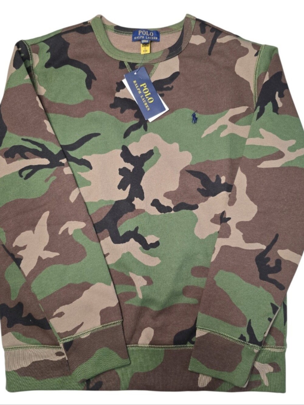 Polo by Ralph Lauren Boy's Camo Crewneck Sweatshirt